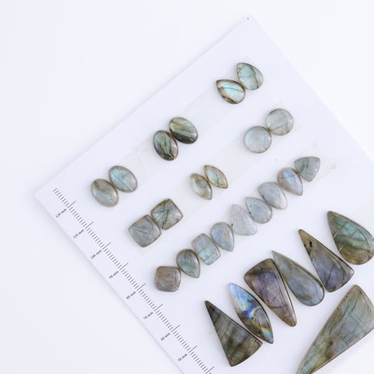 Labradorite Cabs Set of 28