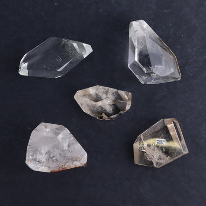 Quartz Freeforms Set of 5 - Expert Wholesale and Supplier of Wholesale Crystals & Bulk Gemstones, ["Brazil","Freeforms","Garden Quartz","Quartz"]