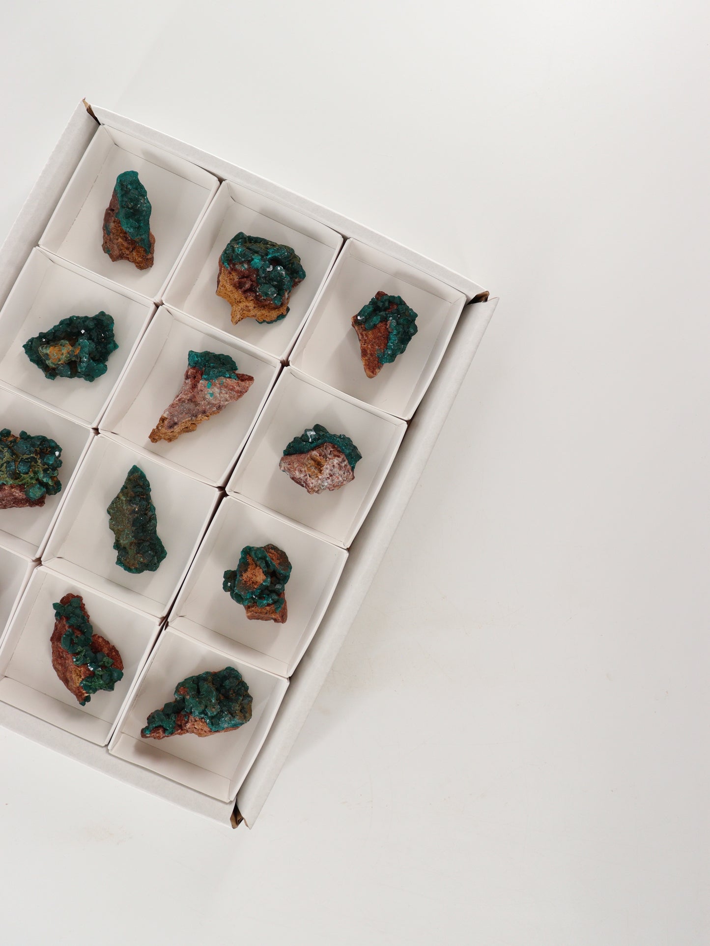 Dioptase Flat Set of 12