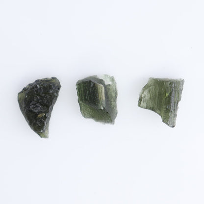Moldavite Pieces Set of 3