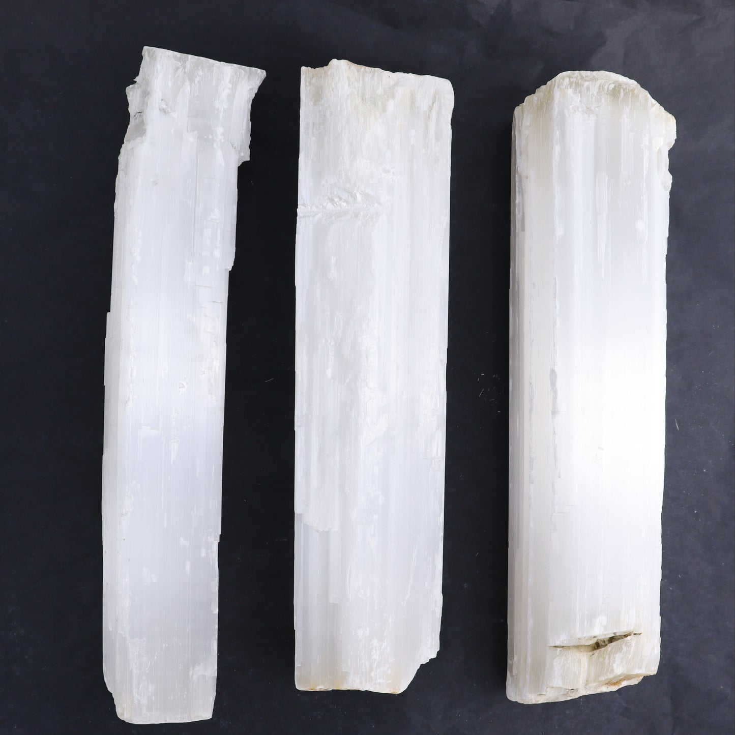 Selenite Logs Set of 3 - Expert Wholesale and Supplier of Wholesale Crystals & Bulk Gemstones, ["logs","selenite"]