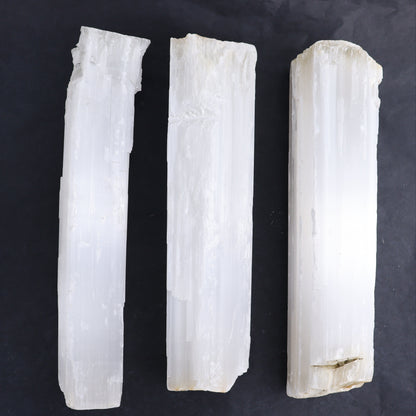 Selenite Logs Set of 3 - Expert Wholesale and Supplier of Wholesale Crystals & Bulk Gemstones, ["logs","selenite"]