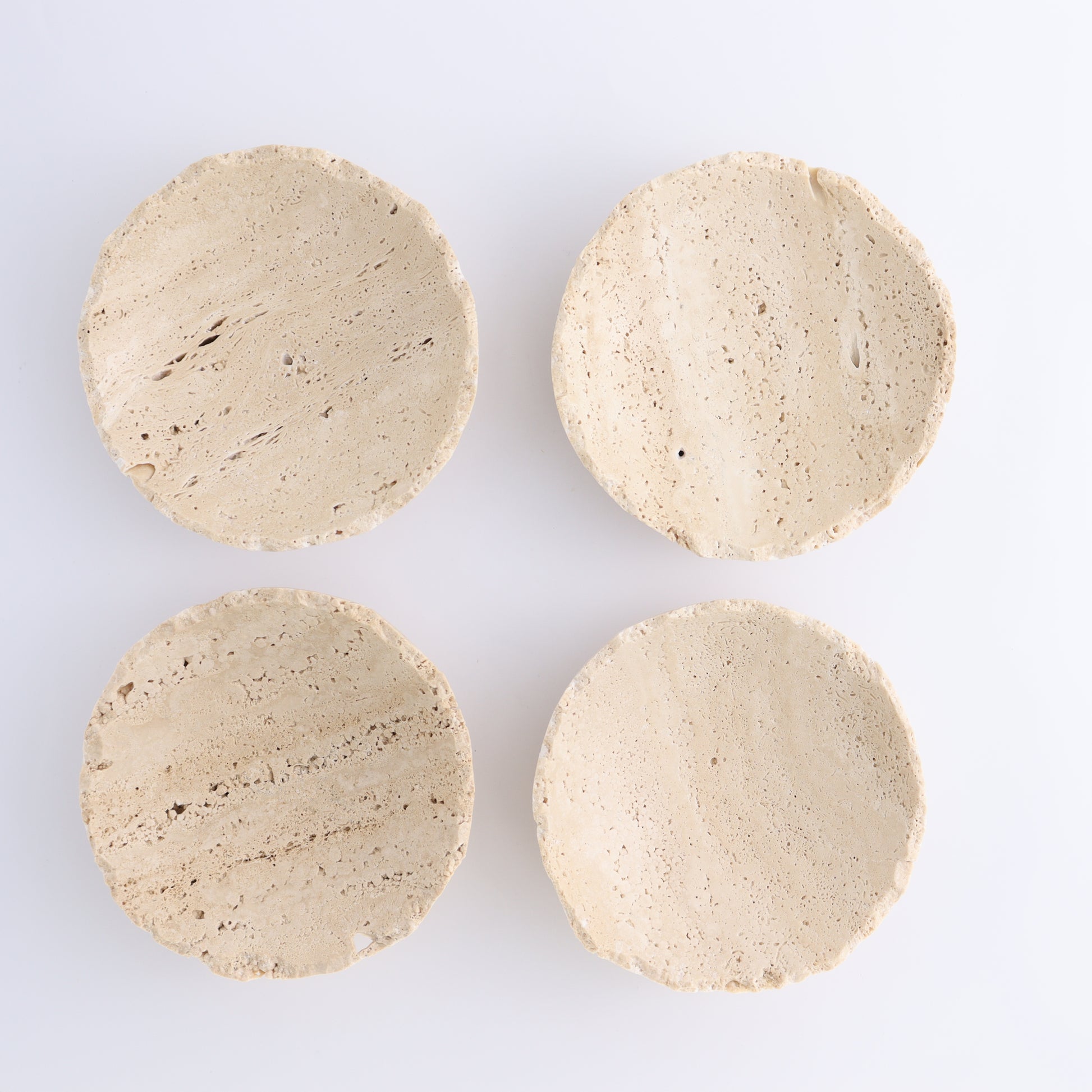 [NEEDS PRICE] One Travertine Bowl Small (12 cm) - Expert Wholesale and Supplier of Wholesale Crystals & Bulk Gemstones, ["bowl","Catalog Onyx","Decorative Dish","Mexico","Travertine"]