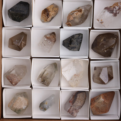 Garden Quartz Freeforms Set of 20 - Expert Wholesale and Supplier of Wholesale Crystals & Bulk Gemstones, ["Freeform","Freeforms","Garden Quartz","Quartz"]