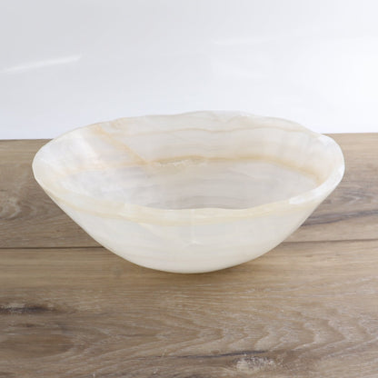 Mexican Onyx/Calcite Bowl 10"