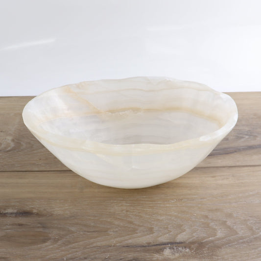 Mexican Onyx/Calcite Bowl 10"