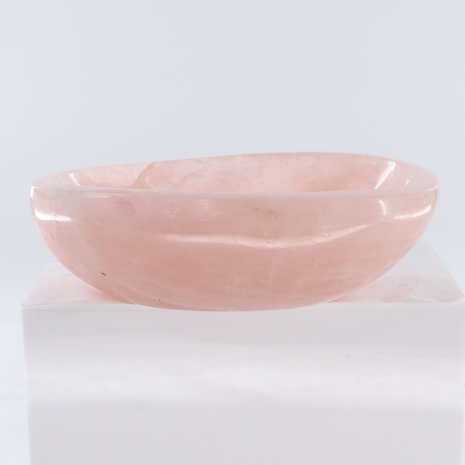 Rose Quartz Bowl - Expert Wholesale and Supplier of Wholesale Crystals & Bulk Gemstones, ["Bowls","Madagascar","Rose Quartz"]