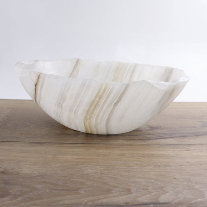 Mexican Onyx/Calcite Bowl 10"