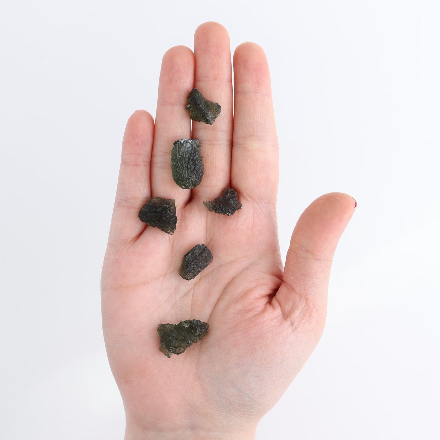 Moldavite Pieces Set of 6