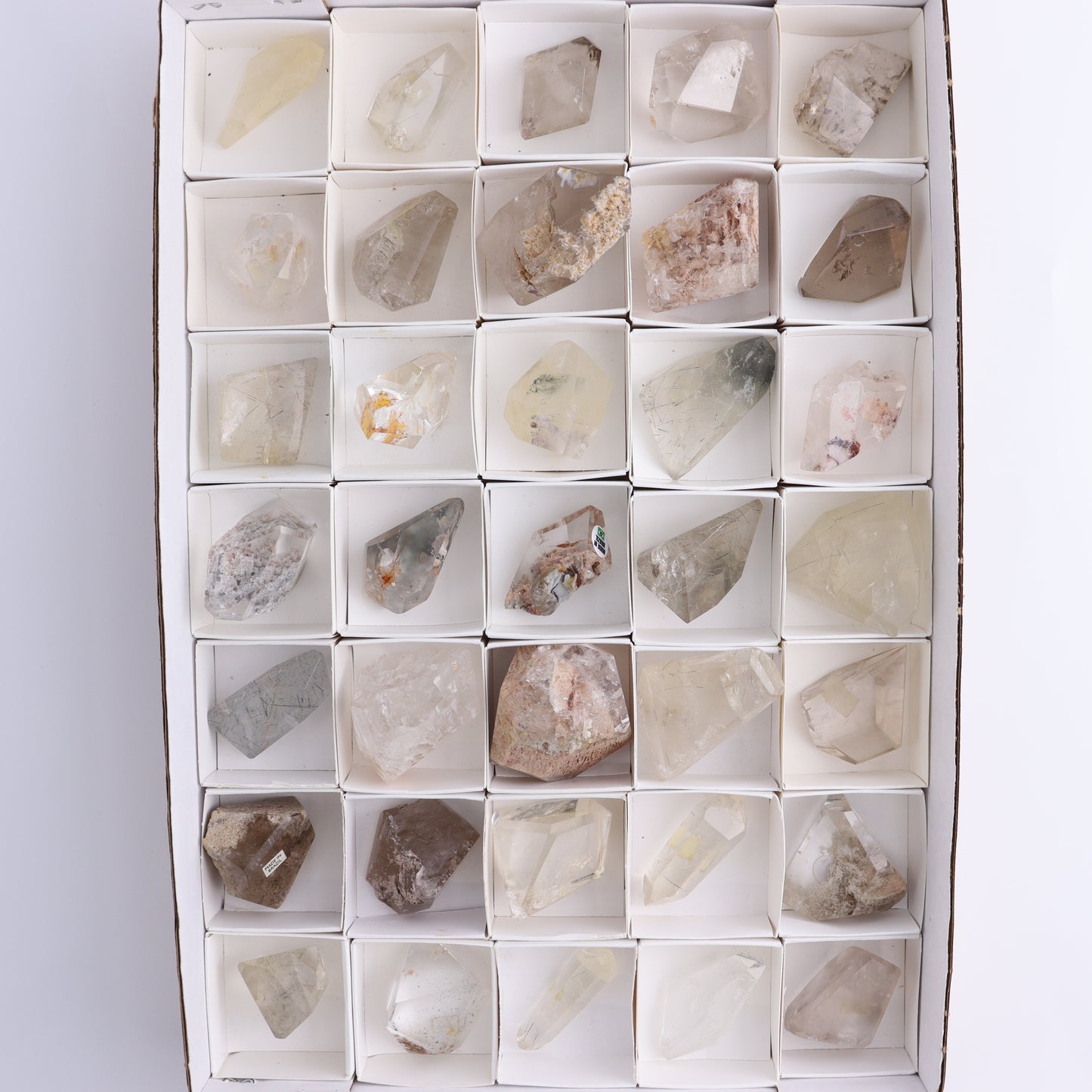 Quartz with Inclusions Feeforms Set of 35