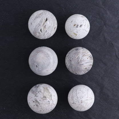 Agate Spheres Set of 6