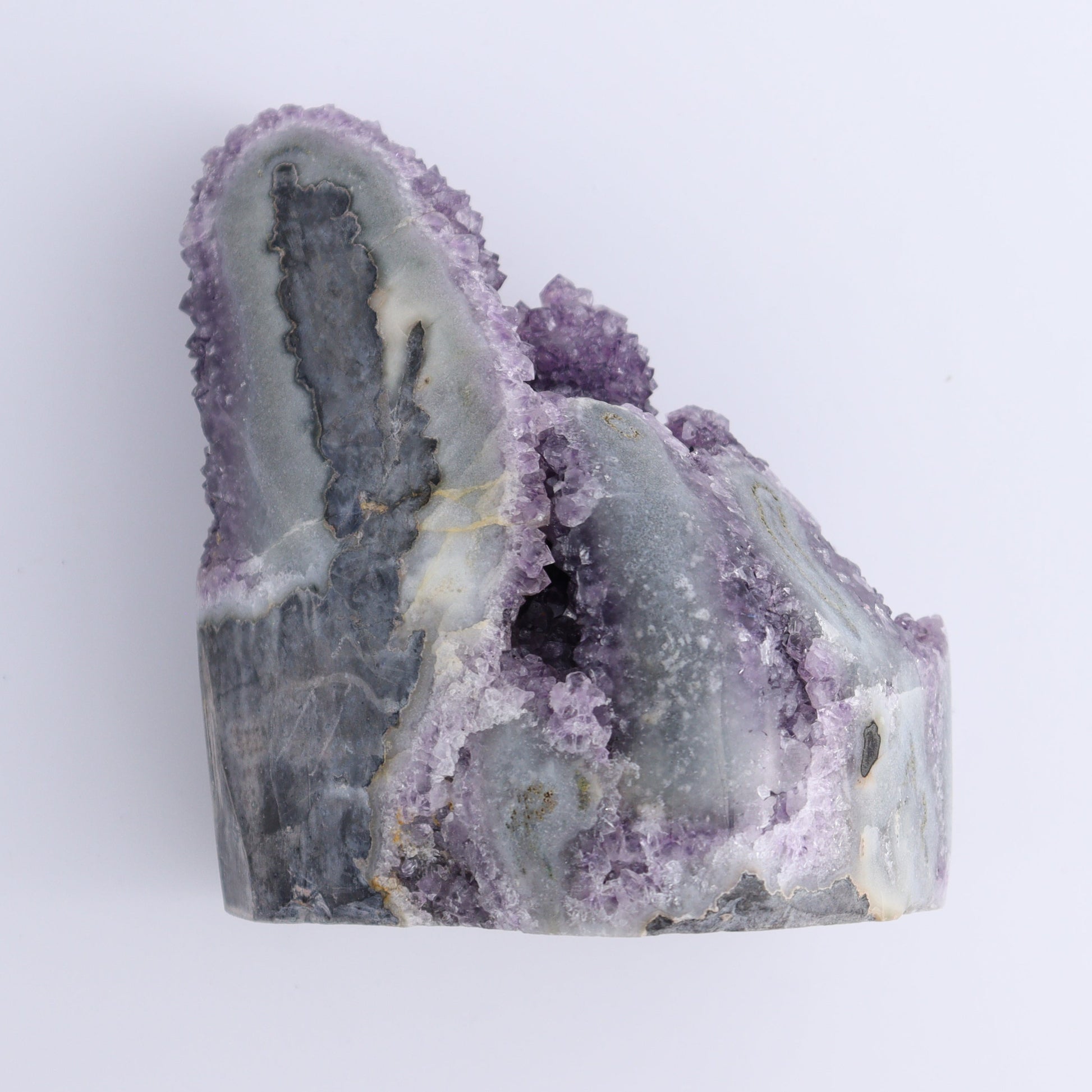 Uruguay Amethyst Set of 2 - Expert Wholesale and Supplier of Wholesale Crystals & Bulk Gemstones, ["Amethyst","Cut Base","Uruguay"]