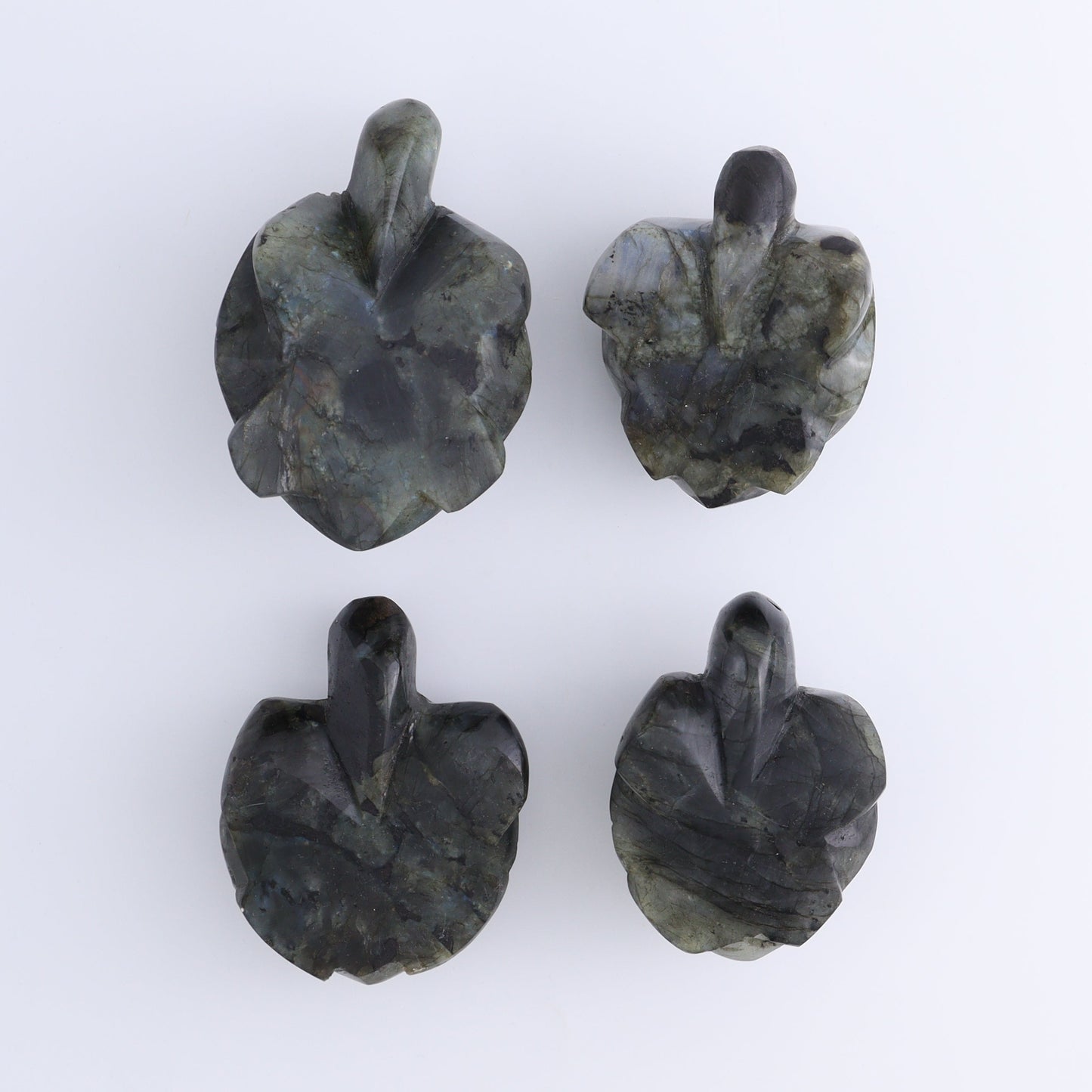 Labradorite Turtles Set of 4 - Expert Wholesale and Supplier of Wholesale Crystals & Bulk Gemstones, ["Labradorite","Madagascar","turtle","Turtles"]