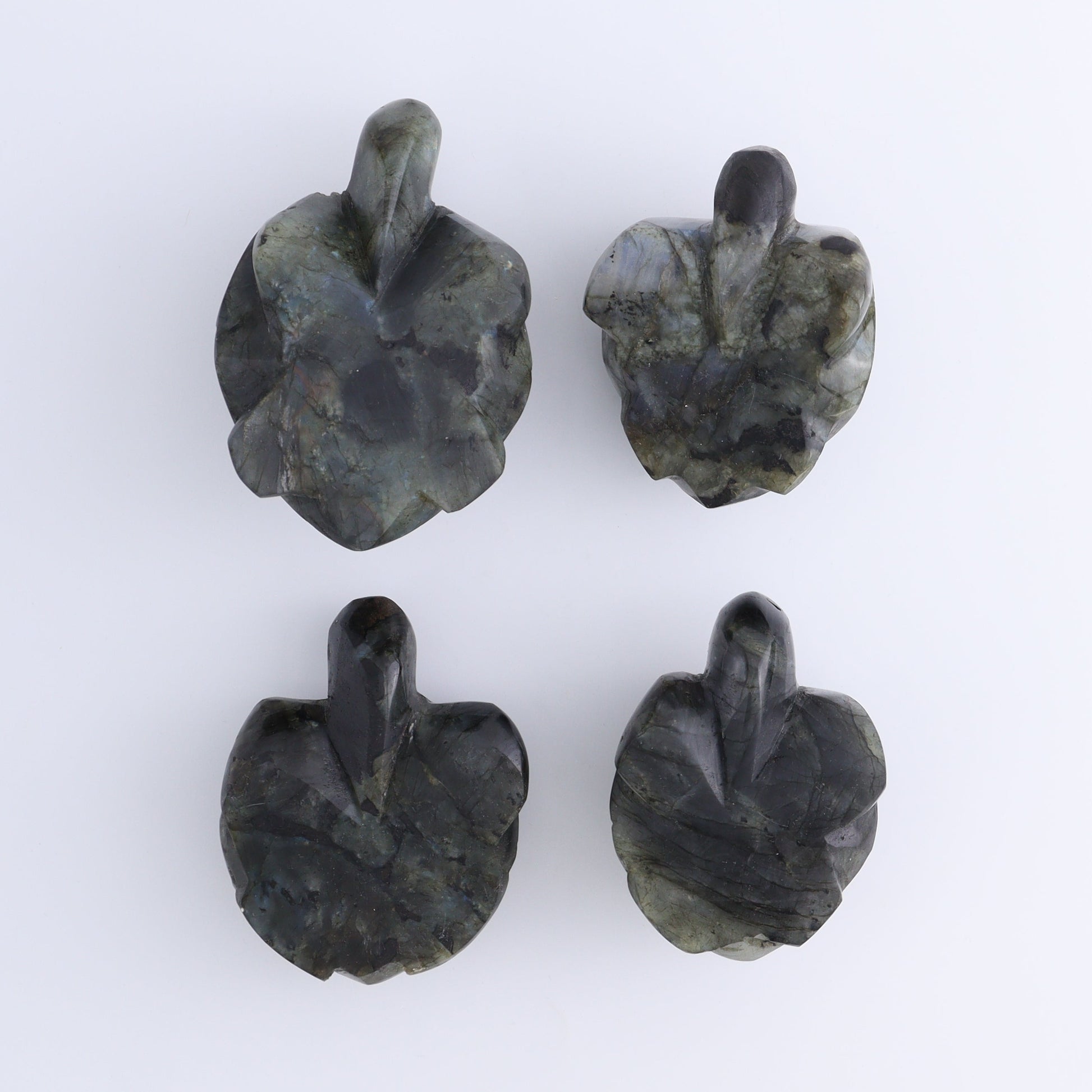 Labradorite Turtles Set of 4 - Expert Wholesale and Supplier of Wholesale Crystals & Bulk Gemstones, ["Labradorite","Madagascar","turtle","Turtles"]