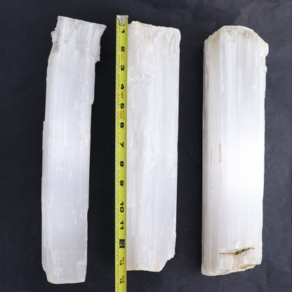 Selenite Logs Set of 3 - Expert Wholesale and Supplier of Wholesale Crystals & Bulk Gemstones, ["logs","selenite"]