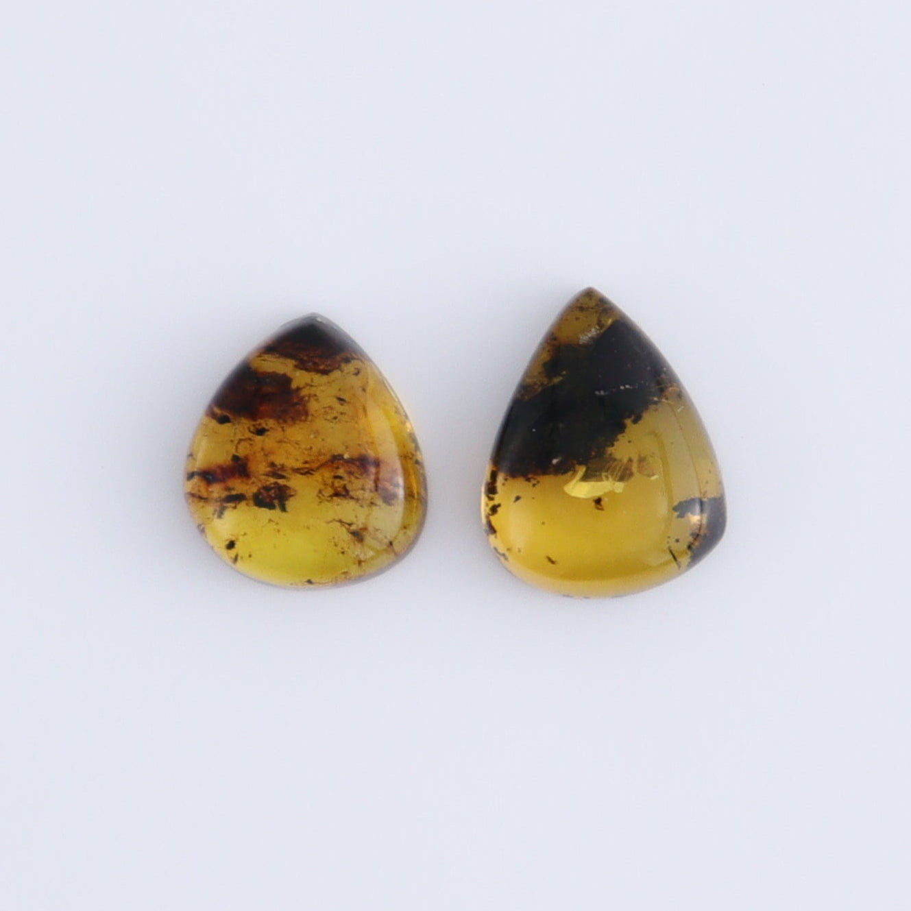 Chiapas Mexico Amber Cabs Set of 8 - Expert Wholesale and Supplier of Wholesale Crystals & Bulk Gemstones, ["Amber","Cabs","Chiapas Amber","Mexico"]