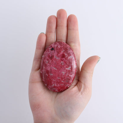 Thulite Palm Stones Set of 3