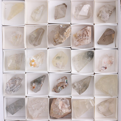 Quartz with Inclusions Feeforms Set of 35