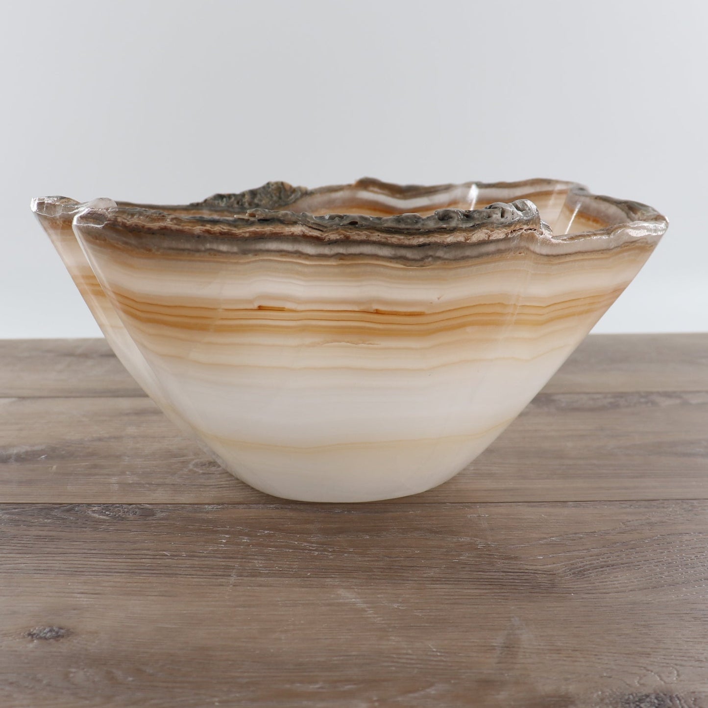 Mexican Onyx/Calcite Bowl 12"