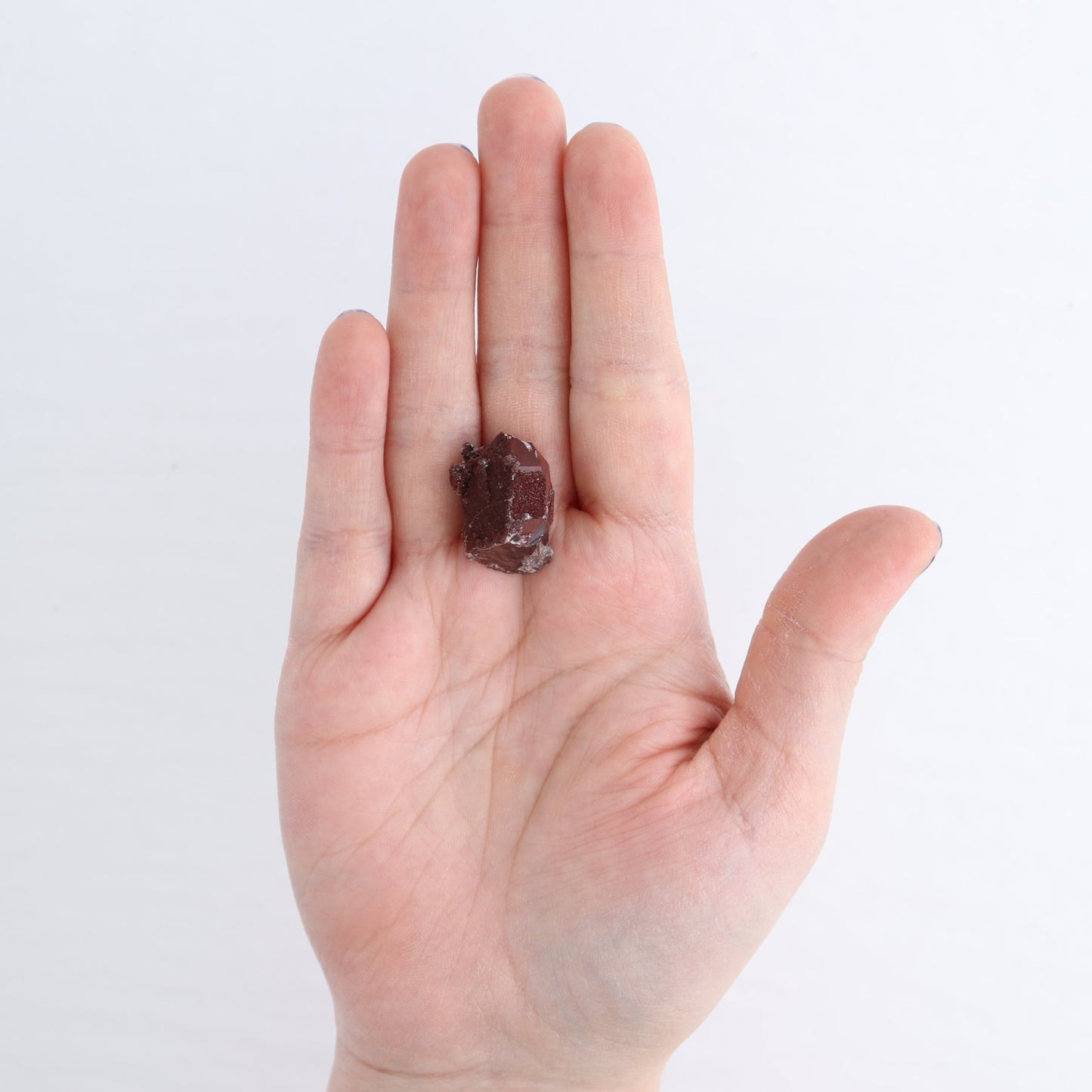 Quartz Hematite Inclusions Flat from Morocco