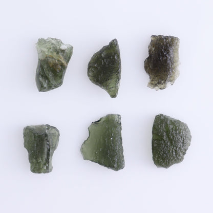 Moldavite Pieces Set of 6