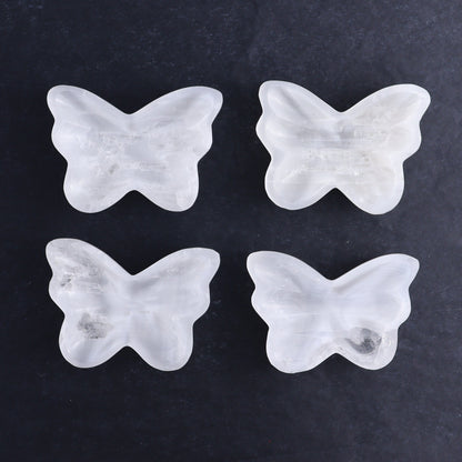 One Selenite (Satin Spar) Butterfly Bowl - Expert Wholesale and Supplier of Wholesale Crystals & Bulk Gemstones, ["Bowls","Butterfly","Morocco","Selenite"]