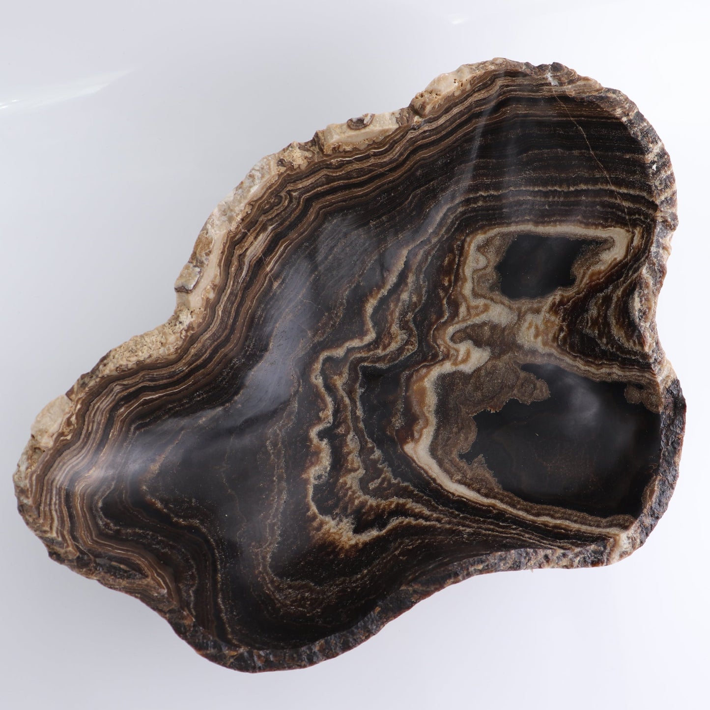 Mexican Onyx/Calcite Bowl 13"