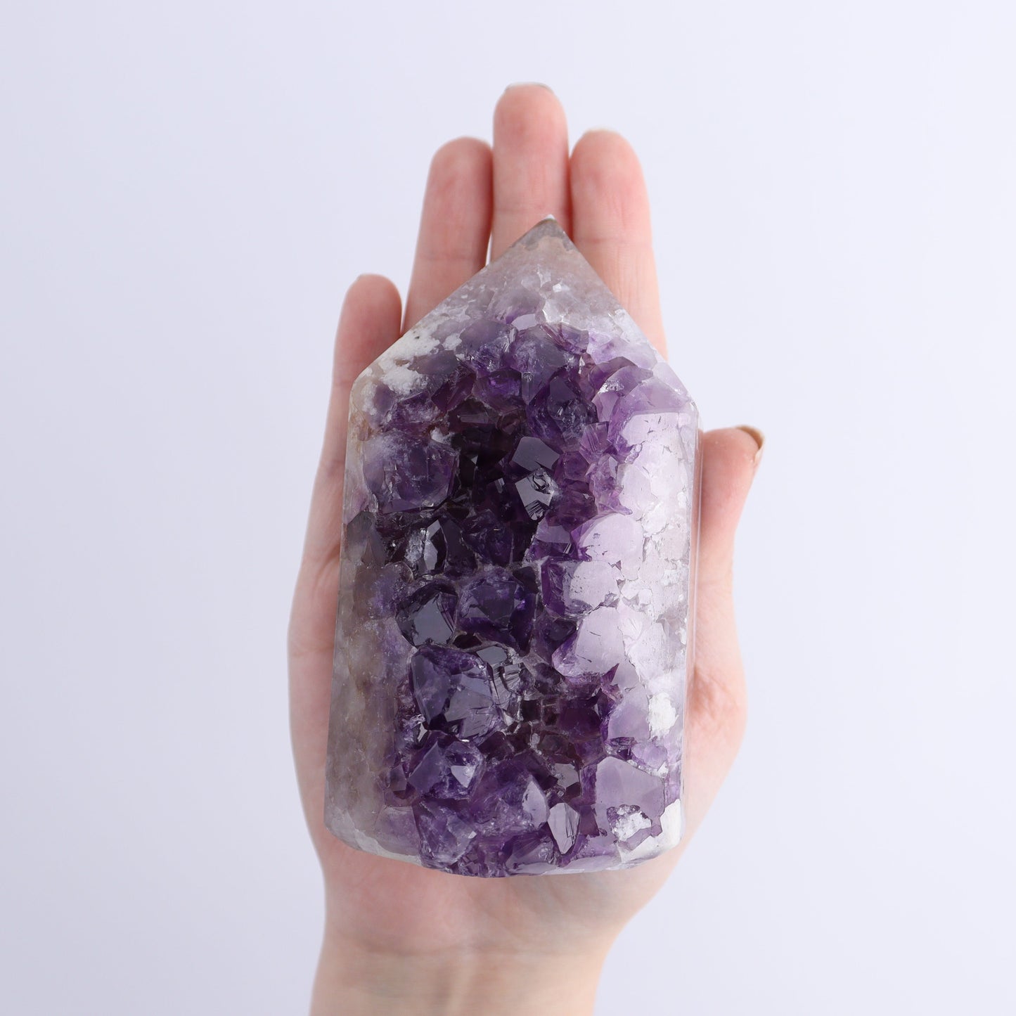 Uruguay Amethyst Towers Set of 4 - Expert Wholesale and Supplier of Wholesale Crystals & Bulk Gemstones, ["Amethyst","Towers","Uruguay"]