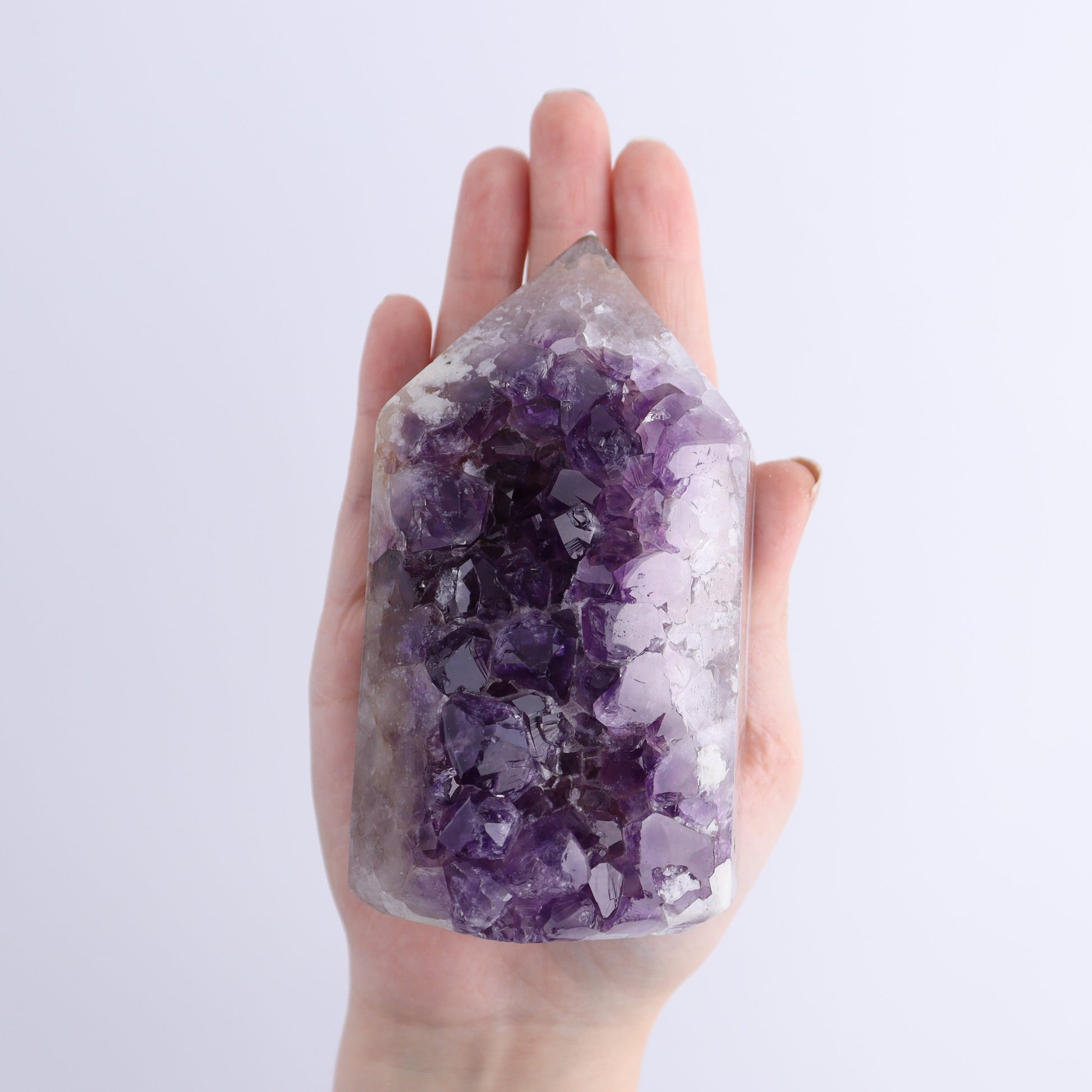 Uruguay Amethyst Towers Set of 4 - Expert Wholesale and Supplier of Wholesale Crystals & Bulk Gemstones, ["Amethyst","Towers","Uruguay"]