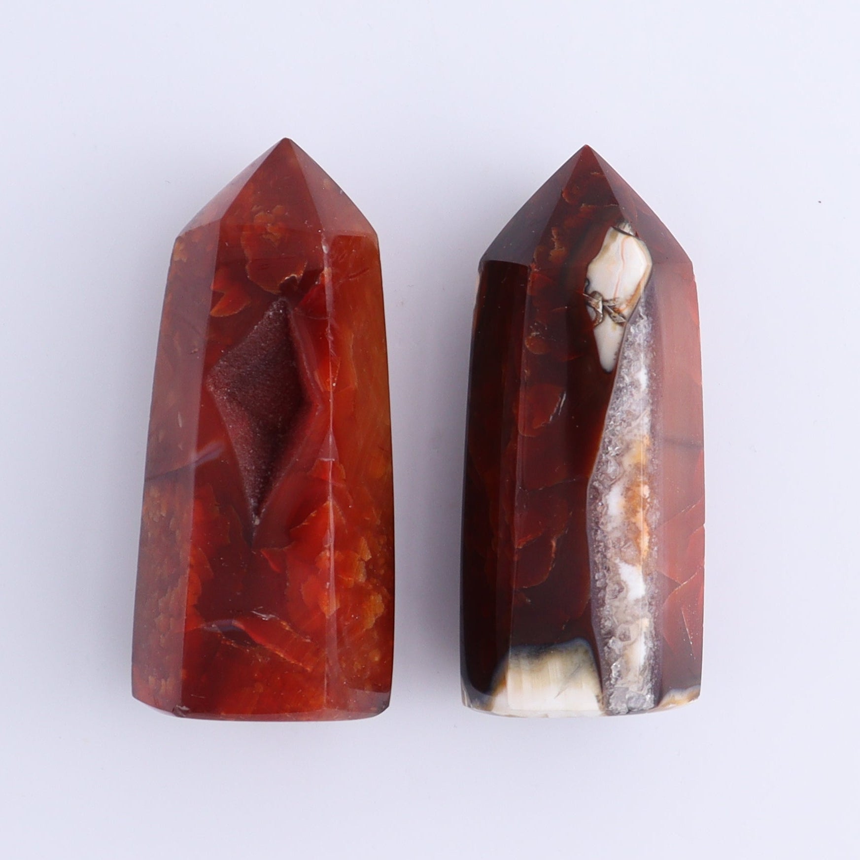 Carnelian Towers Set of 11 - Expert Wholesale and Supplier of Wholesale Crystals & Bulk Gemstones, ["carnelian","Madagascar","Towers"]