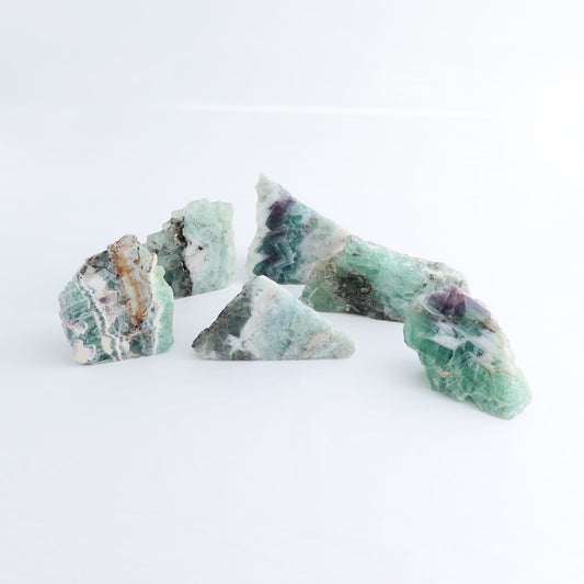 Fluorite Face Polished Set of 6