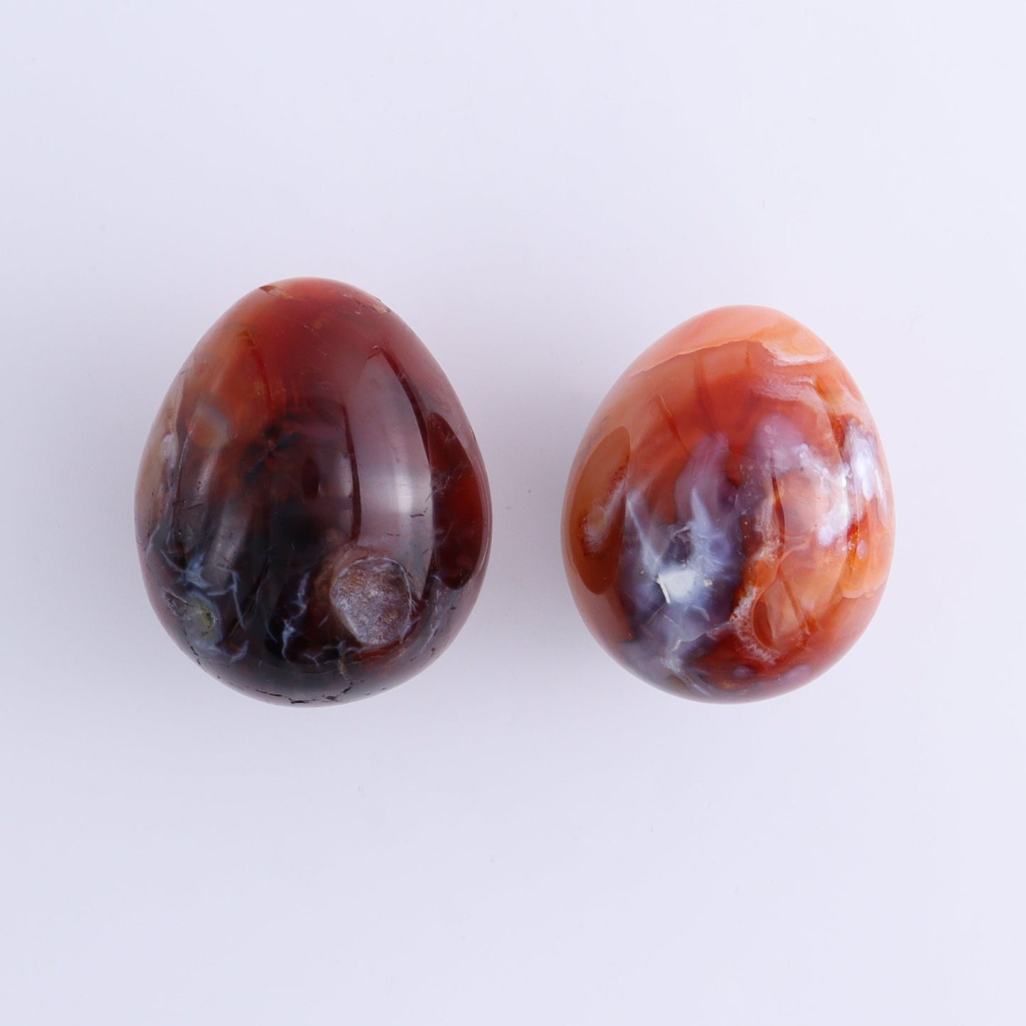 Carnelian Eggs Set of 12 - Expert Wholesale and Supplier of Wholesale Crystals & Bulk Gemstones, ["carnelian","Eggs","Madagascar"]