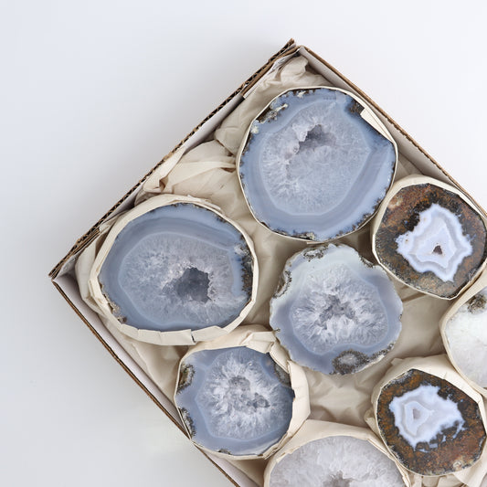 Las Choyas Geodes Set of 8