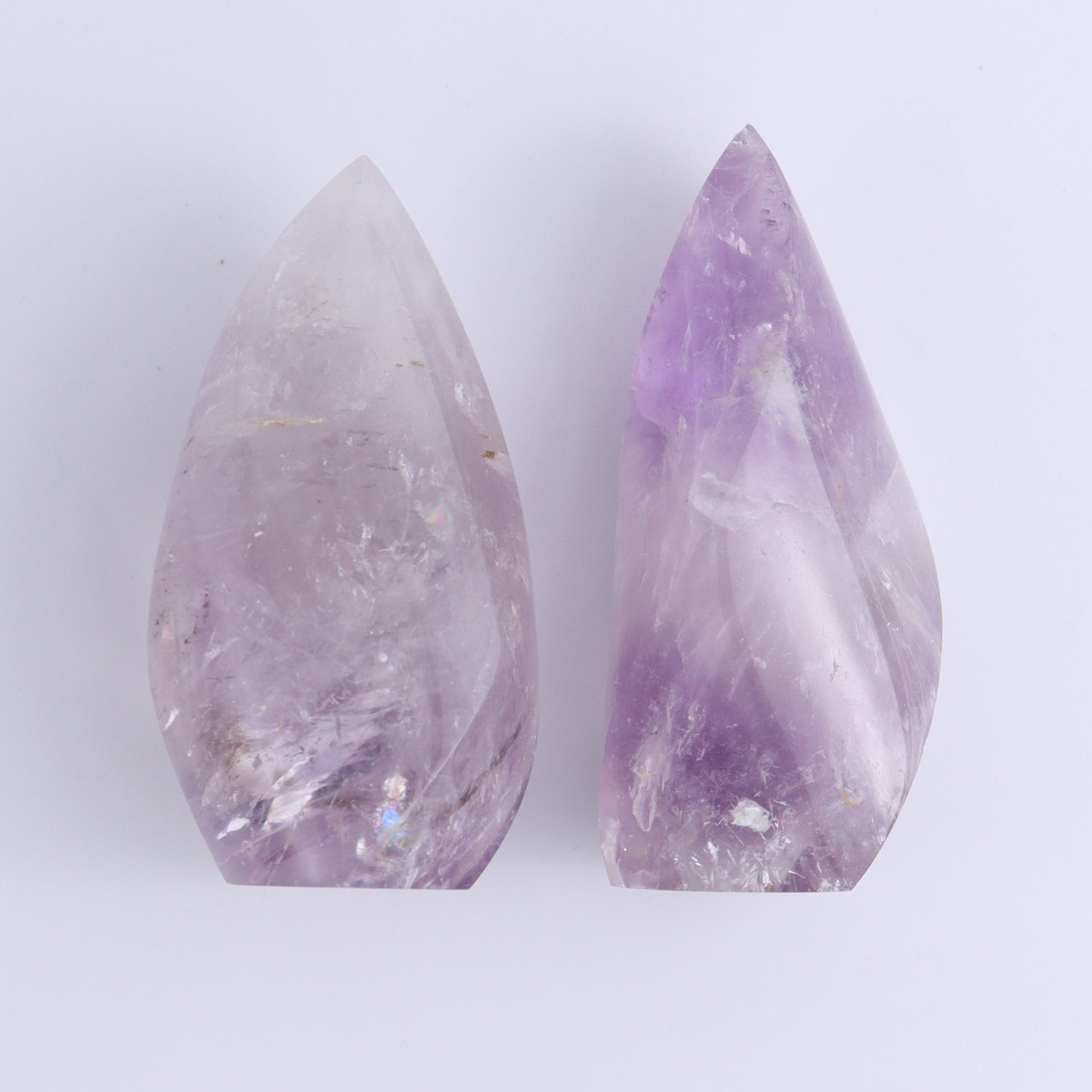 Imperfect Amethyst Flames Set of 5 - Expert Wholesale and Supplier of Wholesale Crystals & Bulk Gemstones, ["Amethyst","Brazil","close_30","flames"]