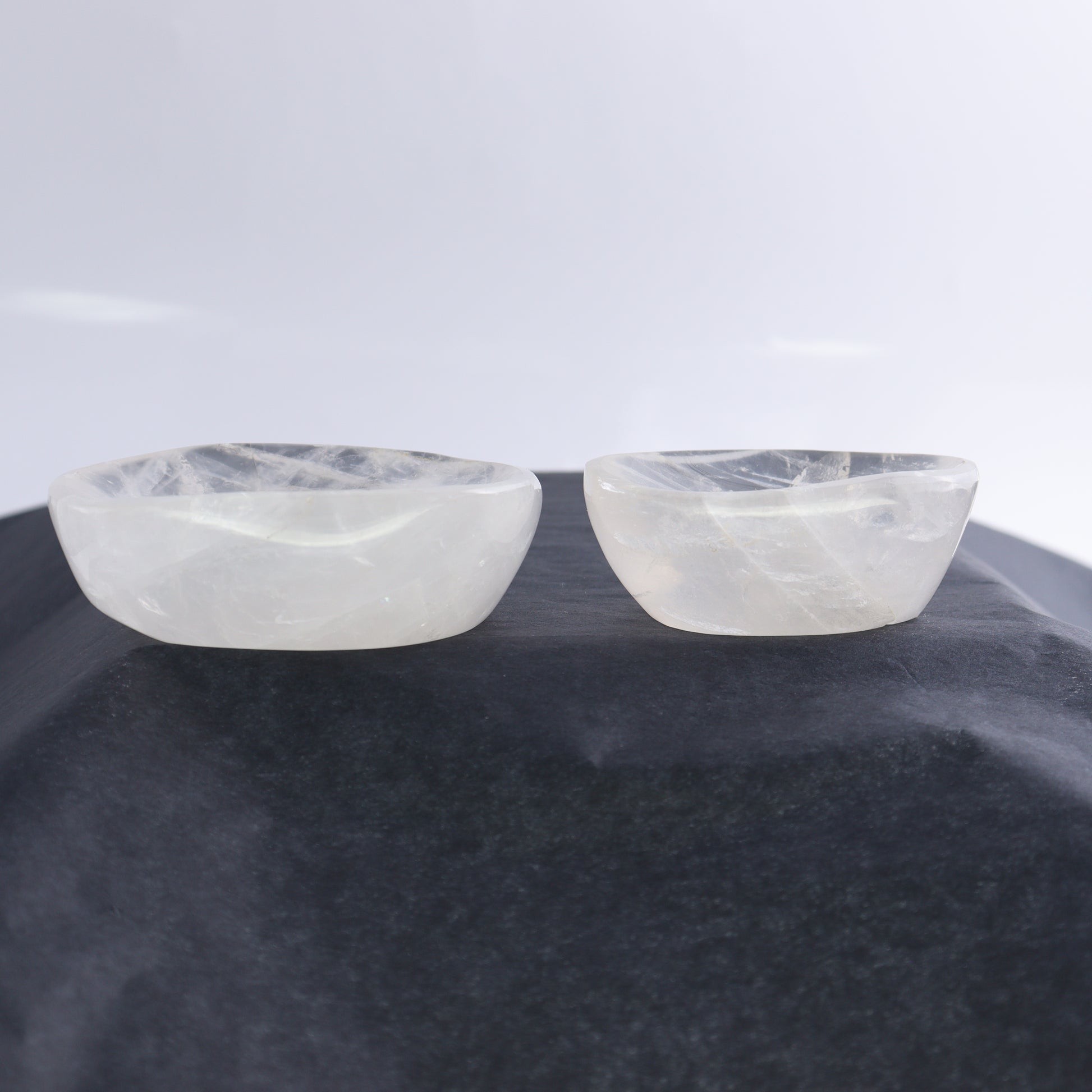 Clear Quartz Bowls Set of 5 - Expert Wholesale and Supplier of Wholesale Crystals & Bulk Gemstones, ["Bowls","Clear Quartz","Madagascar","Quartz"]