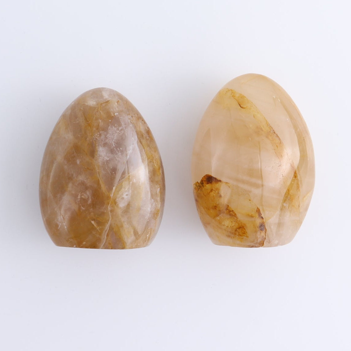 Golden Hematite Quartz Freeforms Set of 5