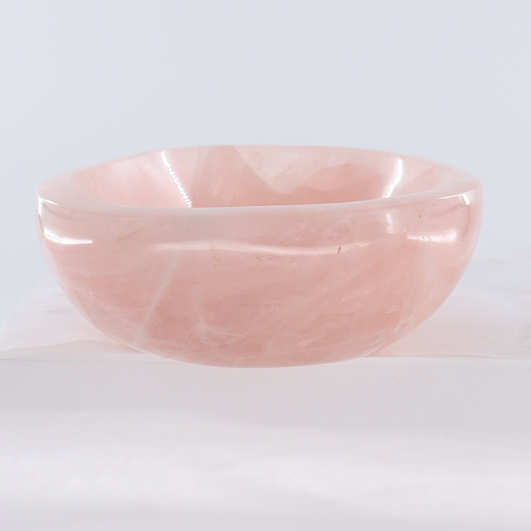 Rose Quartz Bowl - Expert Wholesale and Supplier of Wholesale Crystals & Bulk Gemstones, ["Bowls","Madagascar","Rose Quartz"]
