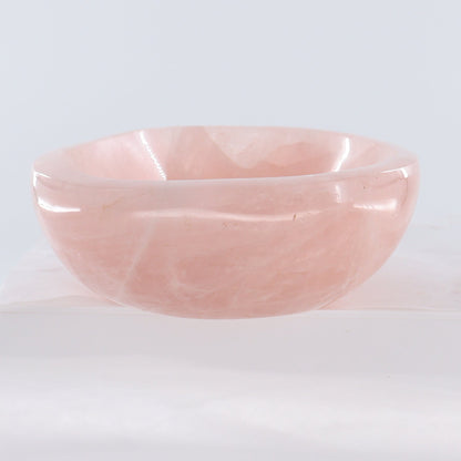 Rose Quartz Bowl - Expert Wholesale and Supplier of Wholesale Crystals & Bulk Gemstones, ["Bowls","Madagascar","Rose Quartz"]