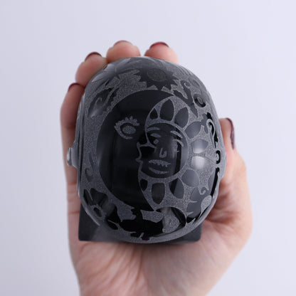 Obsidian Skulls Set of 3 - Expert Wholesale and Supplier of Wholesale Crystals & Bulk Gemstones, ["Mexico","Obsidian","Skulls"]