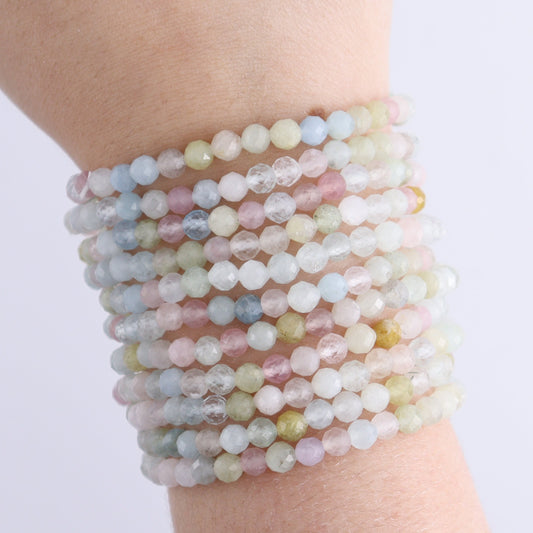 One Faceted Beryl Bracelet - wholesale crystals