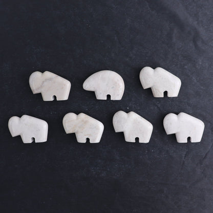 Jasper Animal Carvings Set of 7