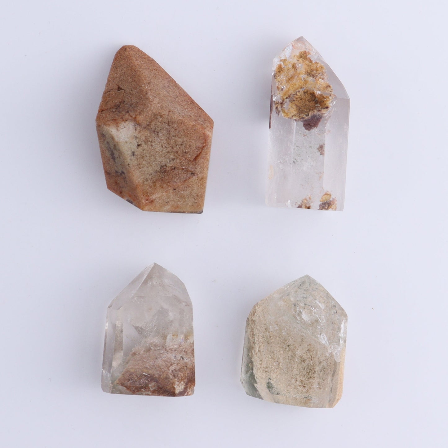 Garden Quartz Freeforms Set of 20 - Expert Wholesale and Supplier of Wholesale Crystals & Bulk Gemstones, ["Freeform","Freeforms","Garden Quartz","Quartz"]