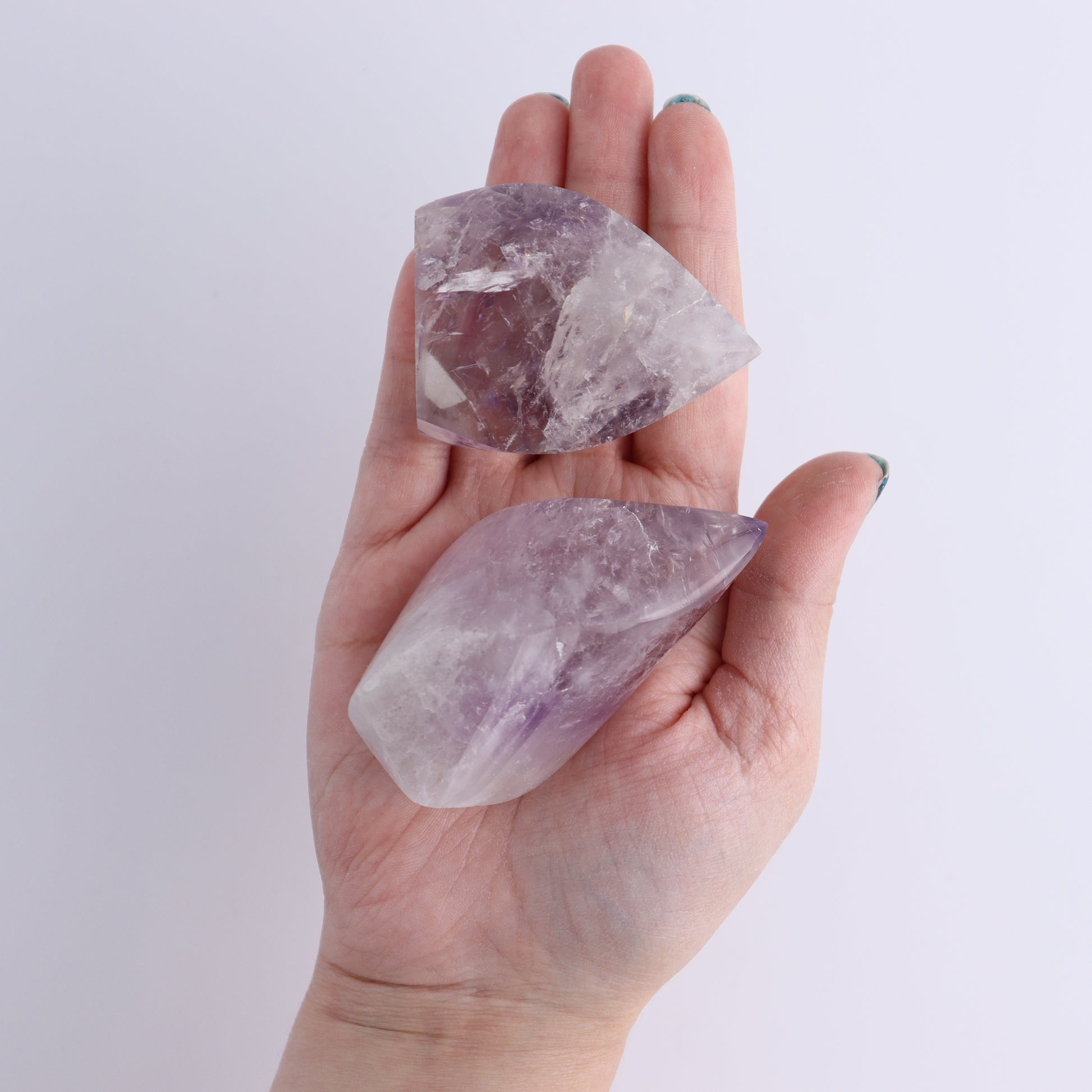 Imperfect Amethyst Flames Set of 9 - Expert Wholesale and Supplier of Wholesale Crystals & Bulk Gemstones, ["Amethyst","Brazil","flames"]