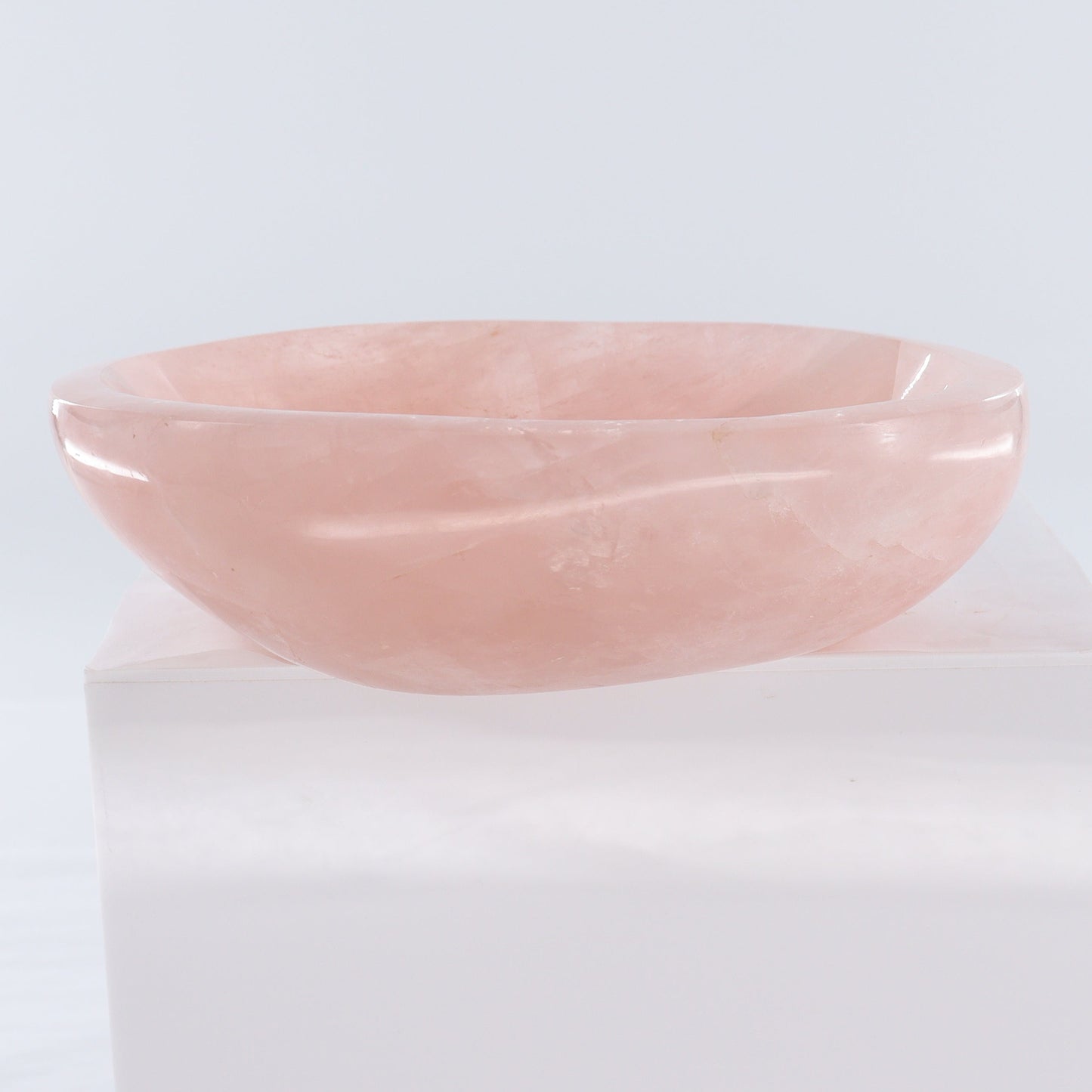 Rose Quartz Bowl - Expert Wholesale and Supplier of Wholesale Crystals & Bulk Gemstones, ["Bowls","Madagascar","Rose Quartz"]