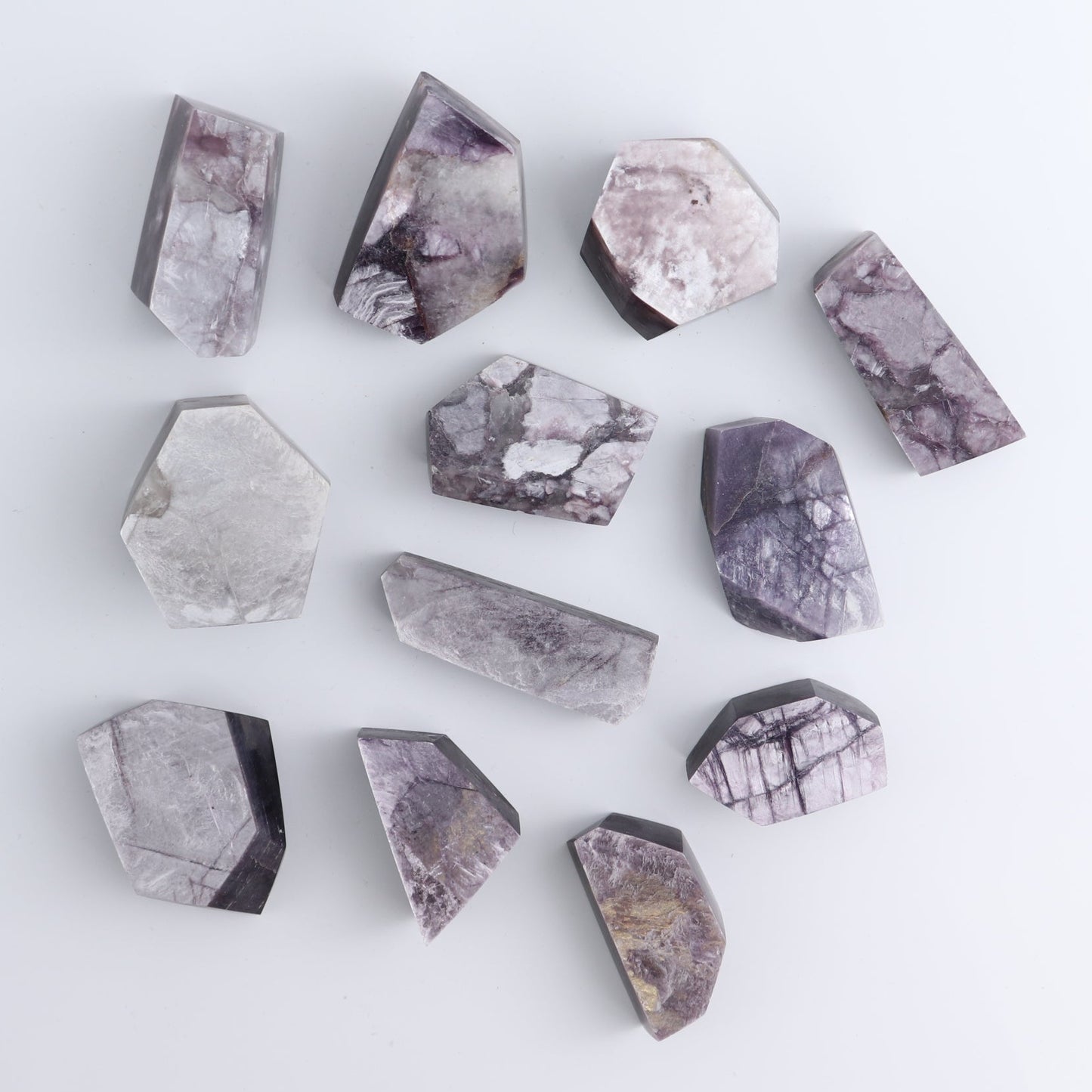 Lepidolite Freeforms Set of 12