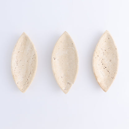 One Travertine Leaf Dish - Expert Wholesale and Supplier of Wholesale Crystals & Bulk Gemstones, ["Catalog Onyx","Decorative Dish","Mexico","Travertine"]