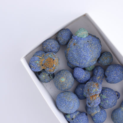 Azurite Blueberries - Expert Wholesale and Supplier of Wholesale Crystals & Bulk Gemstones, ["azurite","Rough","Roughs"]
