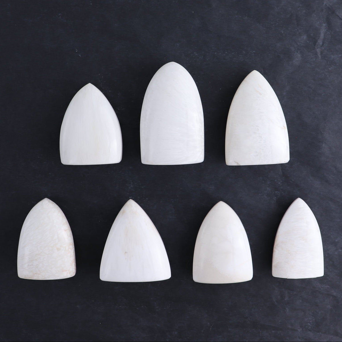 Scolecite Freeforms Set of 7