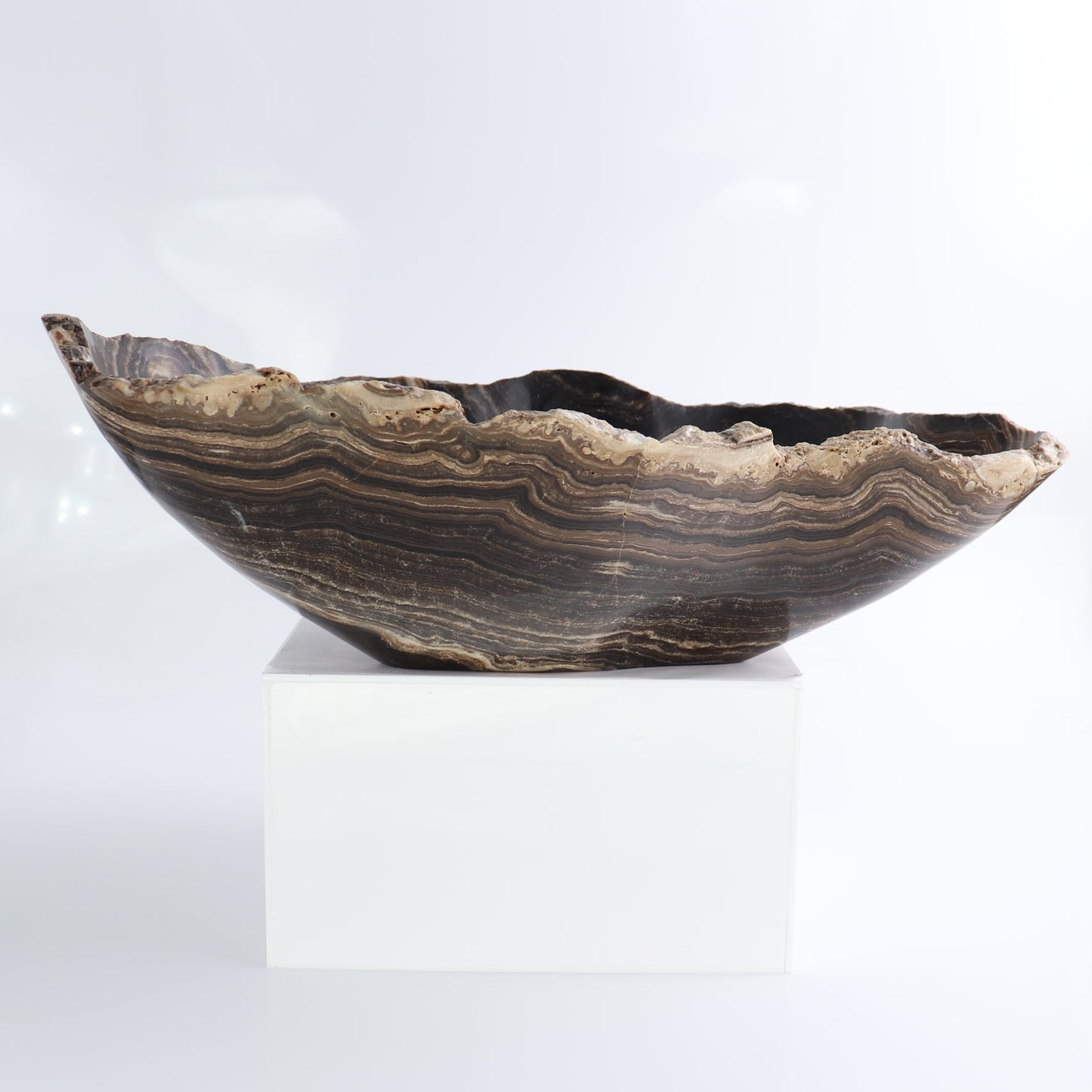Mexican Onyx/Calcite Bowl 13"