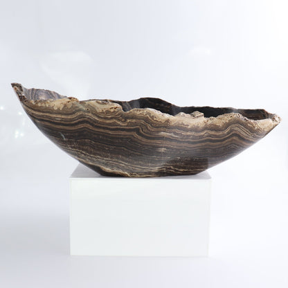 Mexican Onyx/Calcite Bowl 13"